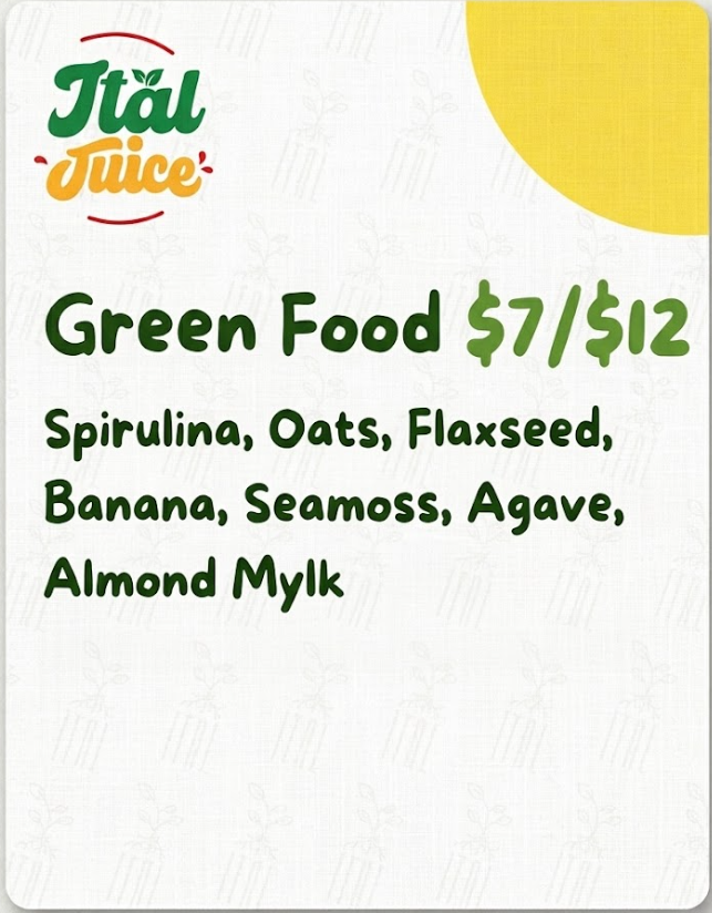 Green Food | Ital Smoothies