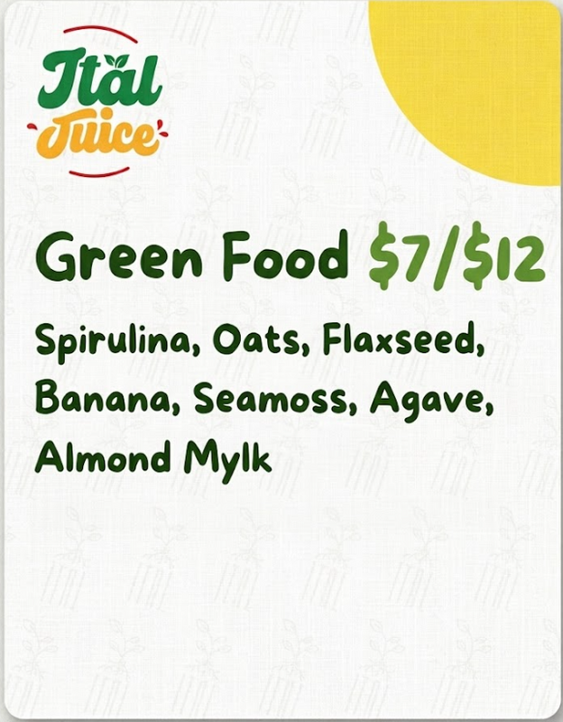 Green Food | Ital Smoothies