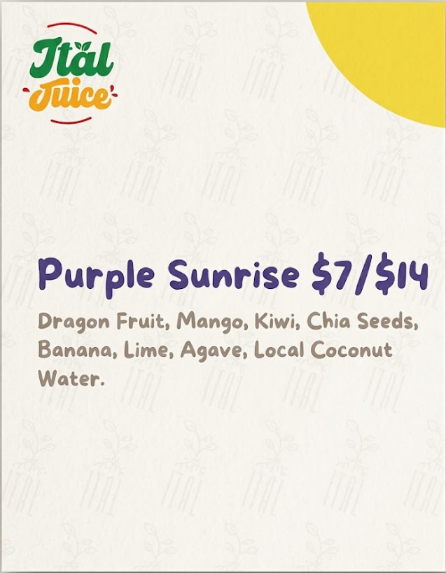 Purple Sunrise | Ital Smoothies